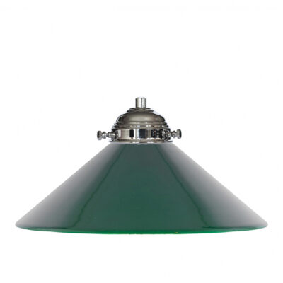 Grøn 25 nikkel rund glasholder