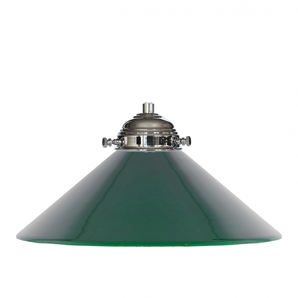 Grøn 25 nikkel rund glasholder