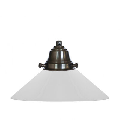 Hvid 20 sortbrændt klokke glasholder