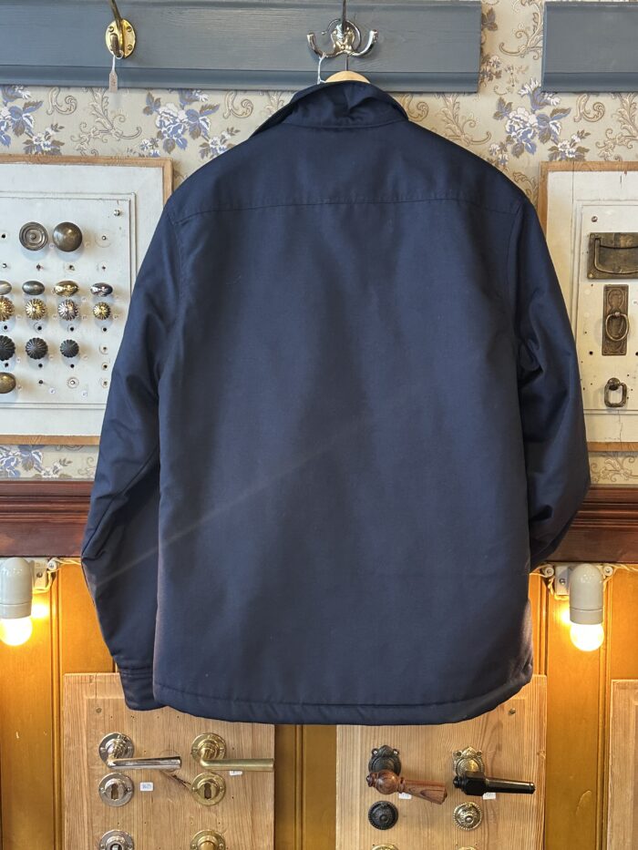 Blå kanvas jakke med fleece for - Image 2