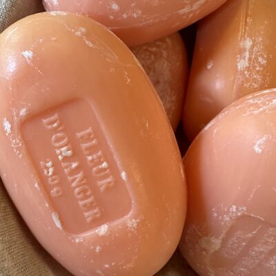 Marseillesæbe 200 g - orangeblomst